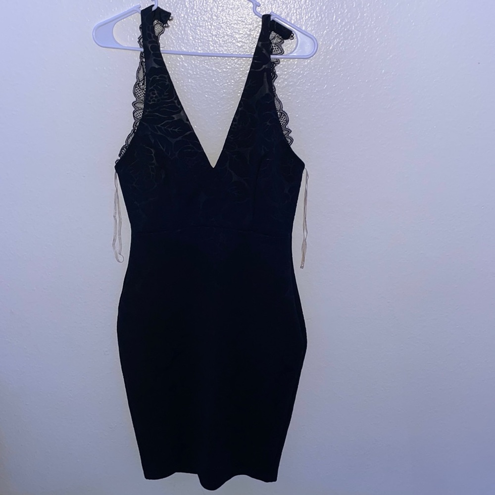 Large black dress